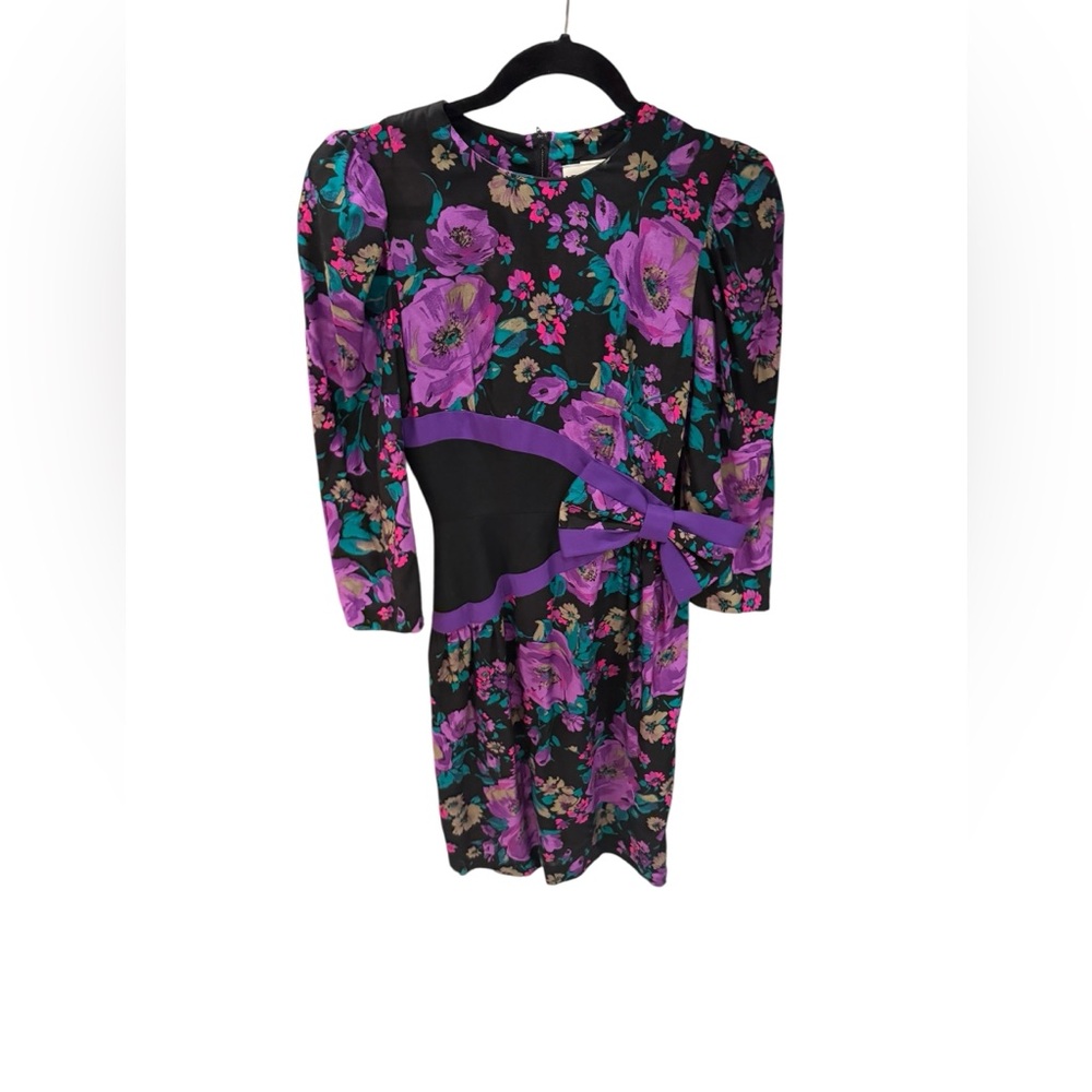 Leslie Lucks Petites size 2 Vintage‎ 80s dress